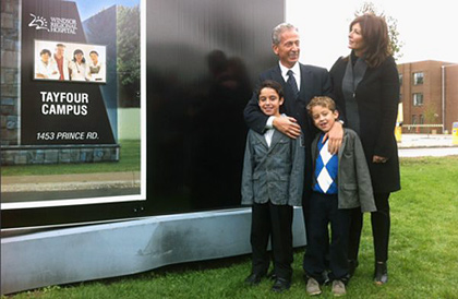 Dr. Fouad and his family